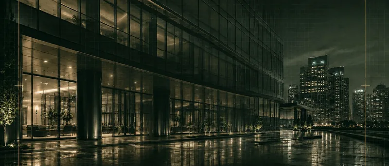 Retail parade with surface parking