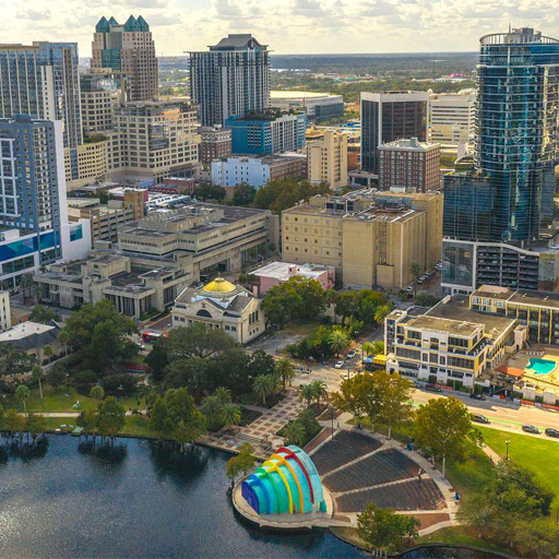Panoramic view of Orlando listings