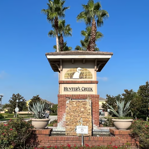 Panoramic view of Hunters Creek Homes for Sale