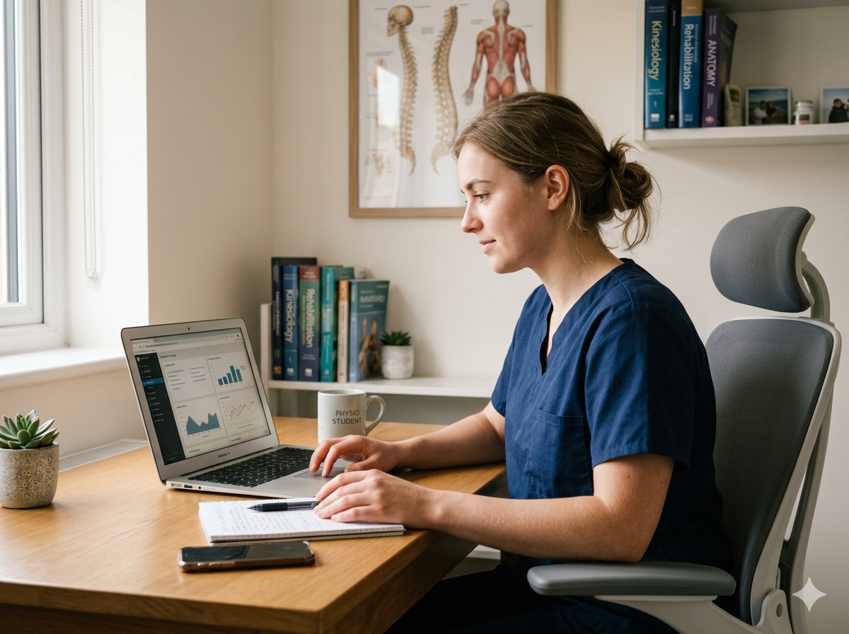 Physiotherapeut:in im hybriden Lernumfeld