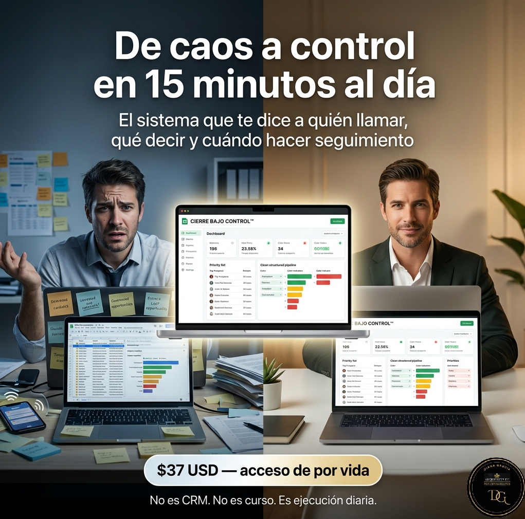 De caos a control en 15 minutos al día
