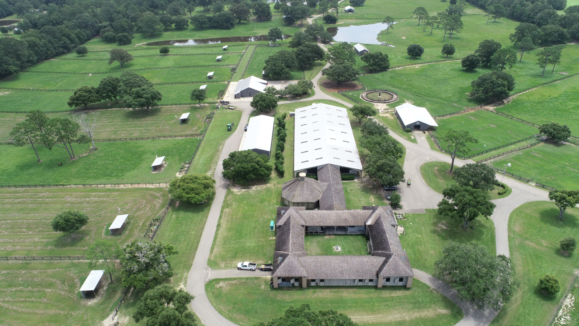 Aerial view of Twin Hills Ranch