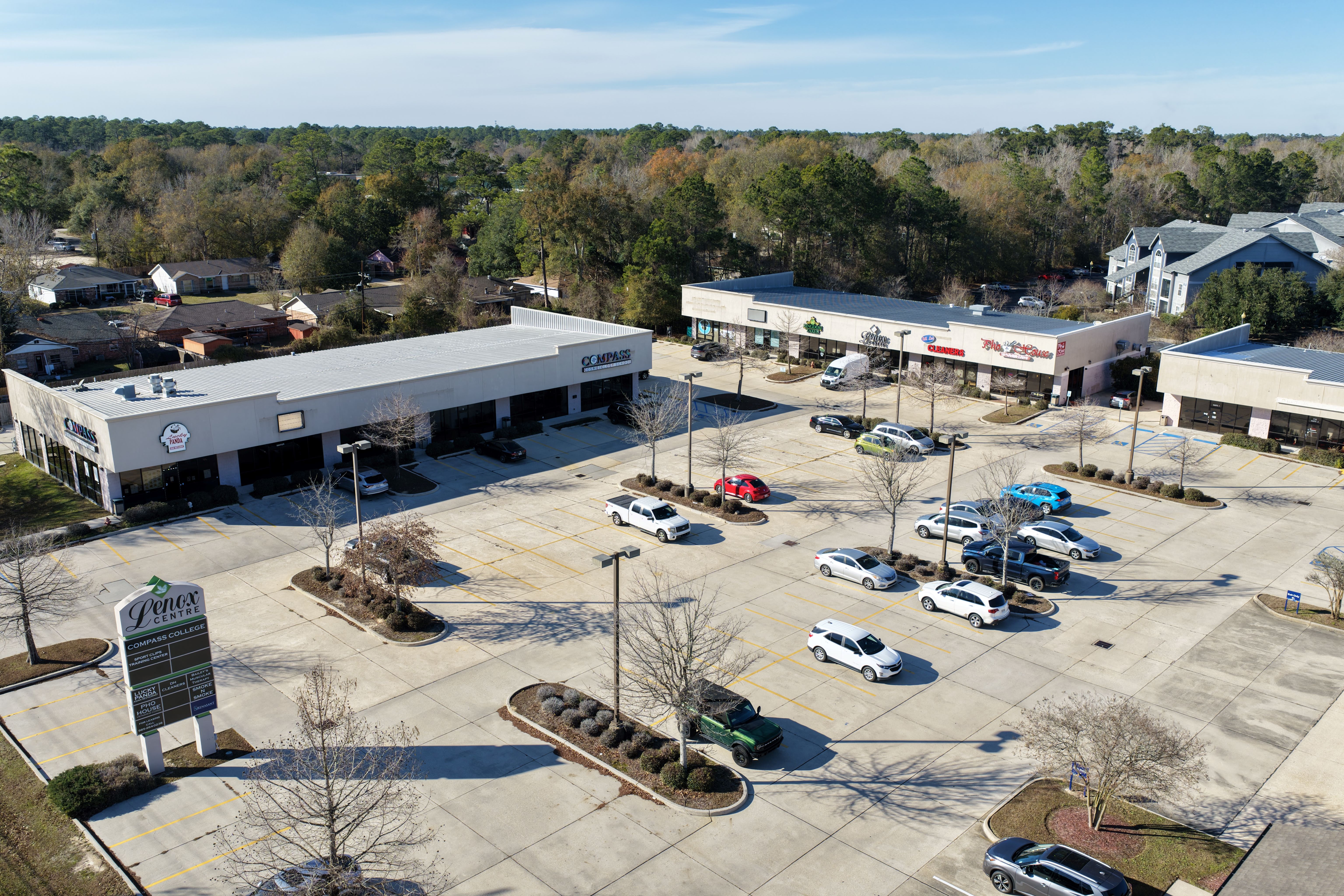 Aerial view of Lenox Centre
