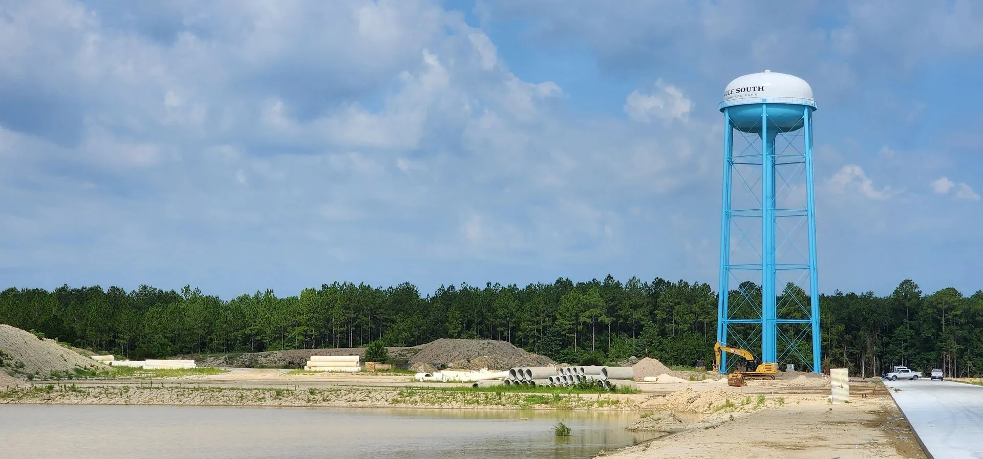 Infrastructure development at Gulf South Commerce Park