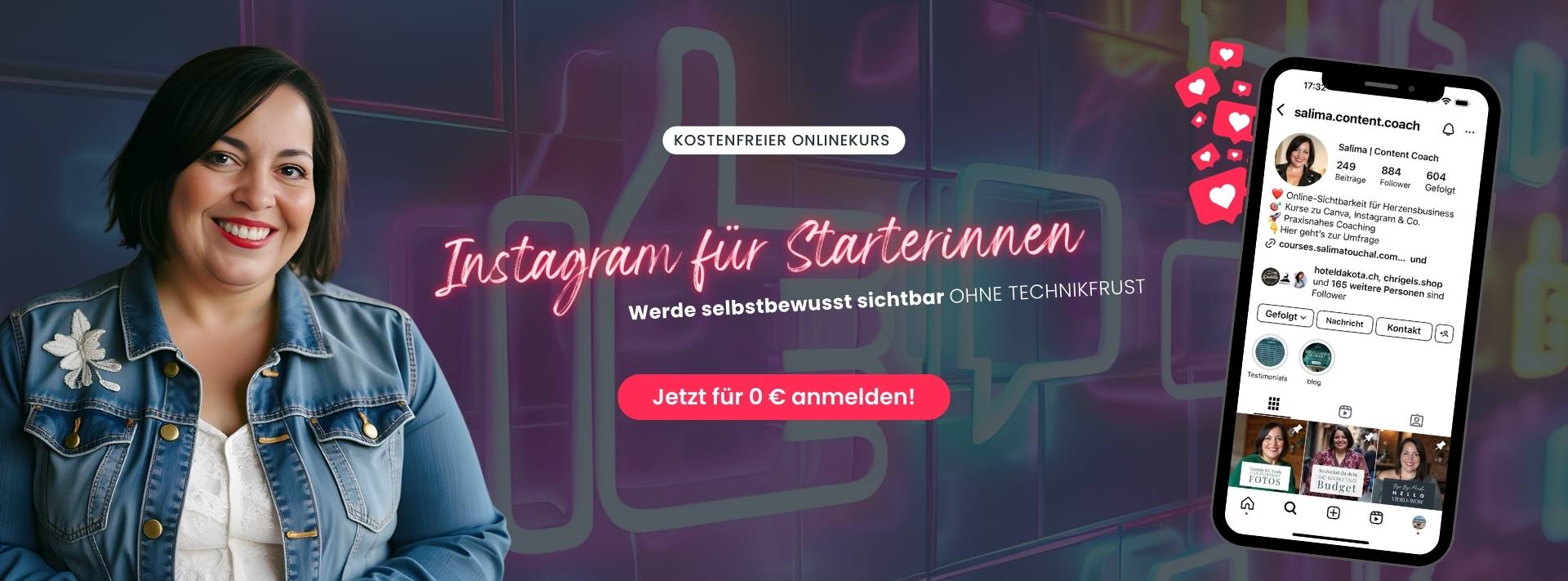 Instagram für Starterinnen | Werde selbstbewusst sichtbar - Ohne Technickfrust