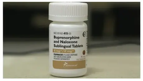 Suboxone buprenorphine and naloxone sublingual tablets 8mg/2mg      used for Medication-Assisted Treatment MAT of opioid use disorder      at MEDIVIRA clinic Frisco TX