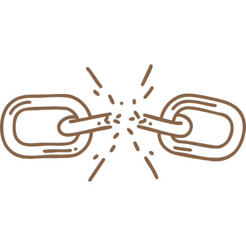 broken chain icon broken chain icon