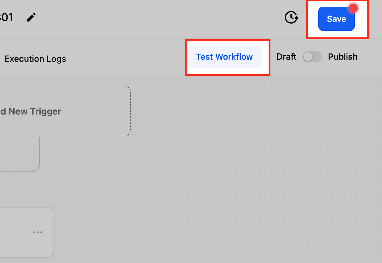 Guardar y publicar workflow de SMS en GoHighLevel