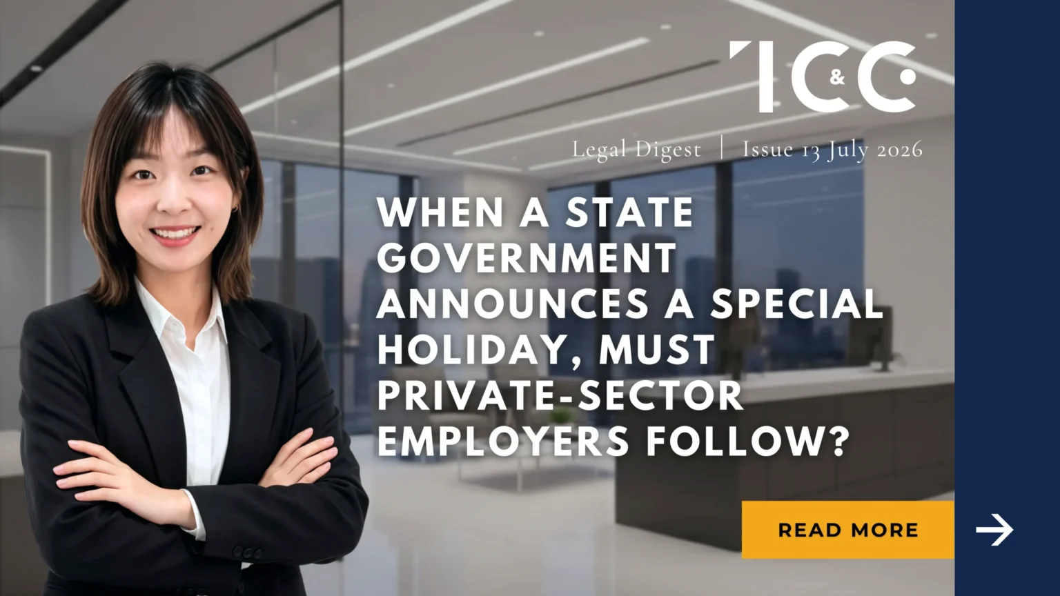 When a State Government Announces a Special Holiday, Must Private-Sector Employers Follow?