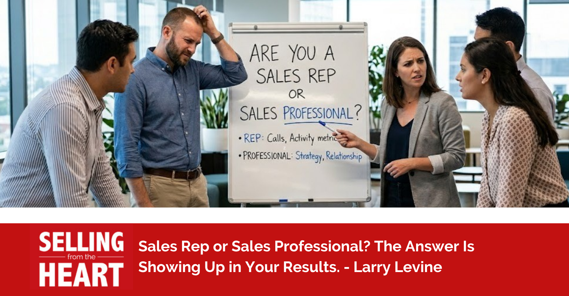 Sales Rep or Sales Professional? The Answer Is Showing Up in Your Results.