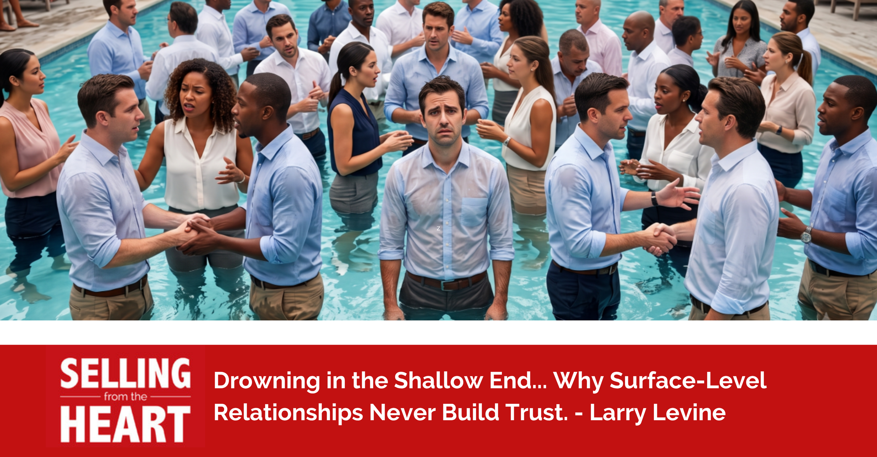 Drowning in the Shallow End... Why Surface-Level Relationships Never Build Trust.