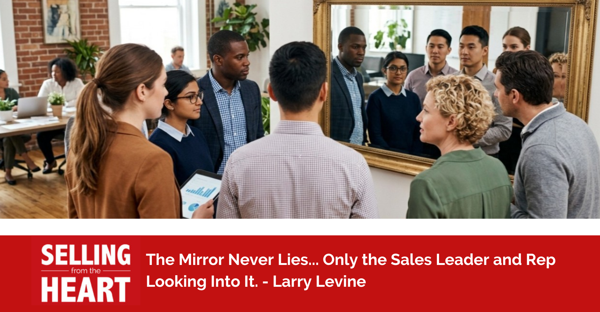 The Mirror Never Lies... Only the Sales Leader and Rep Looking Into It.