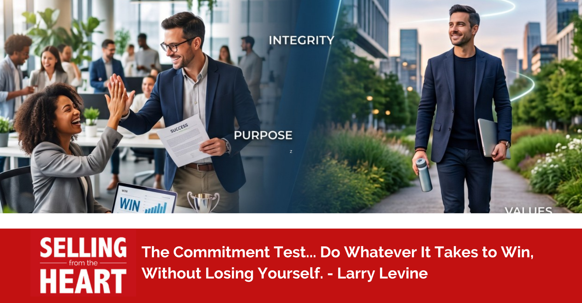 The Commitment Test... Do Whatever It Takes to Win, Without Losing Yourself.