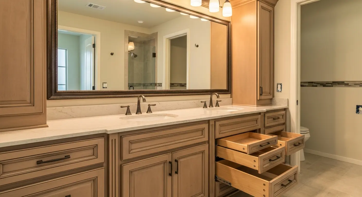 Custom bathroom vanity Garland TX