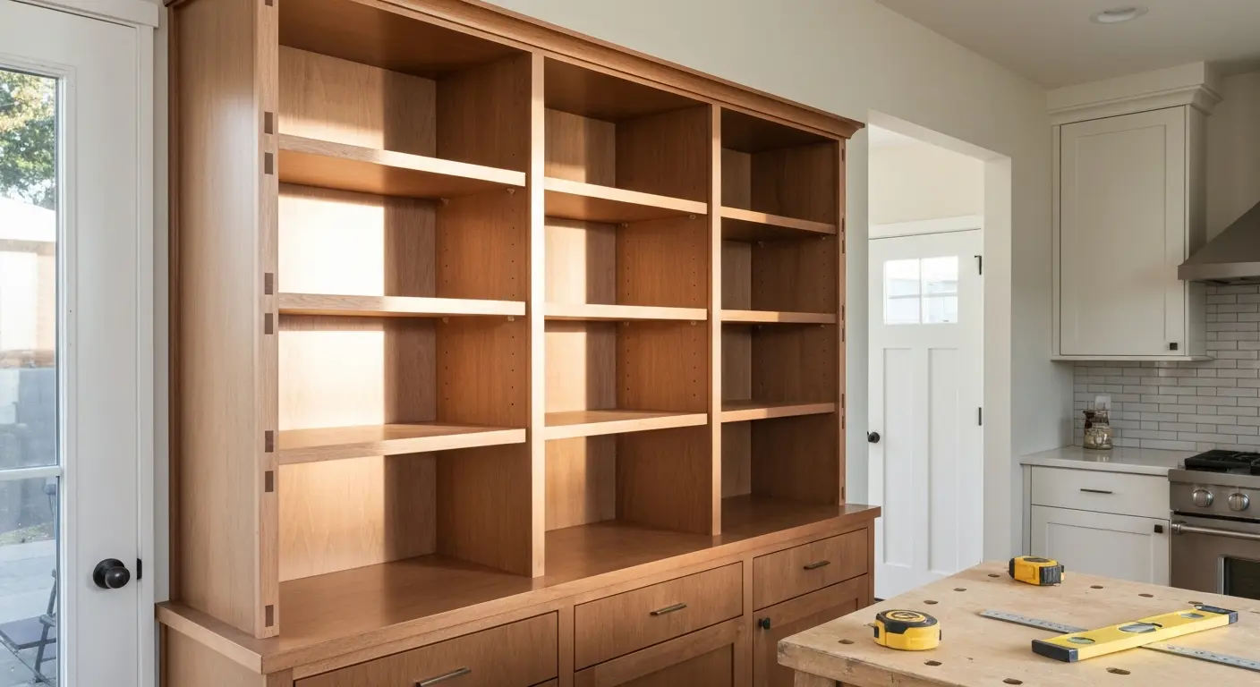 Custom millwork cabinet fabrication