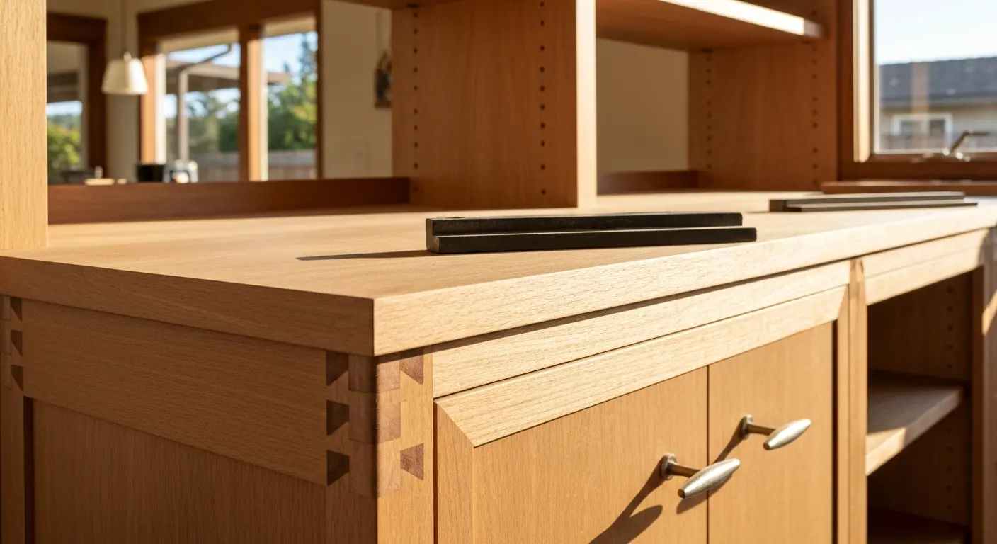 Finished millwork detail