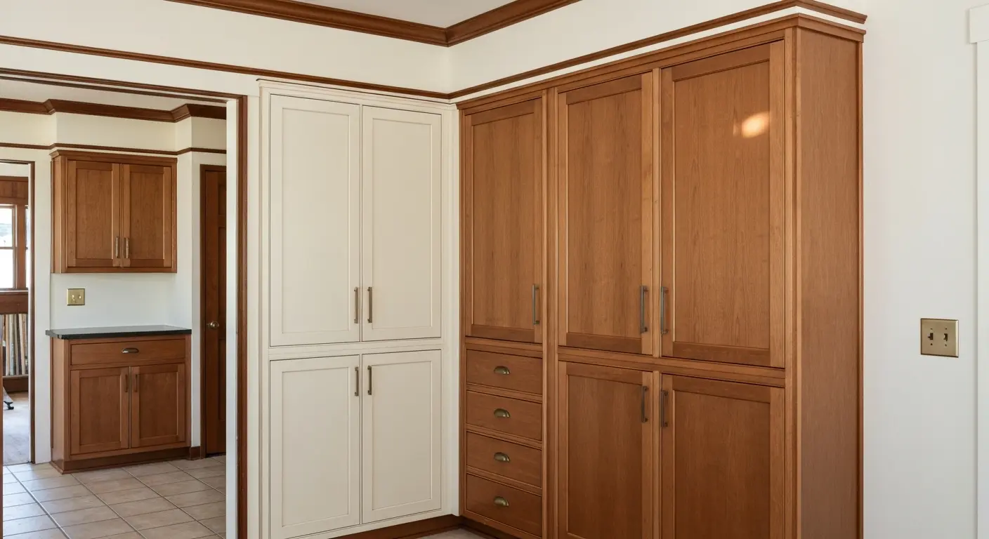 Cabinetry in ranch home