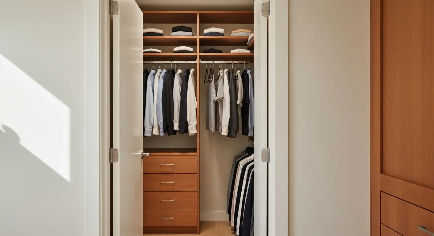 Custom walk-in closet