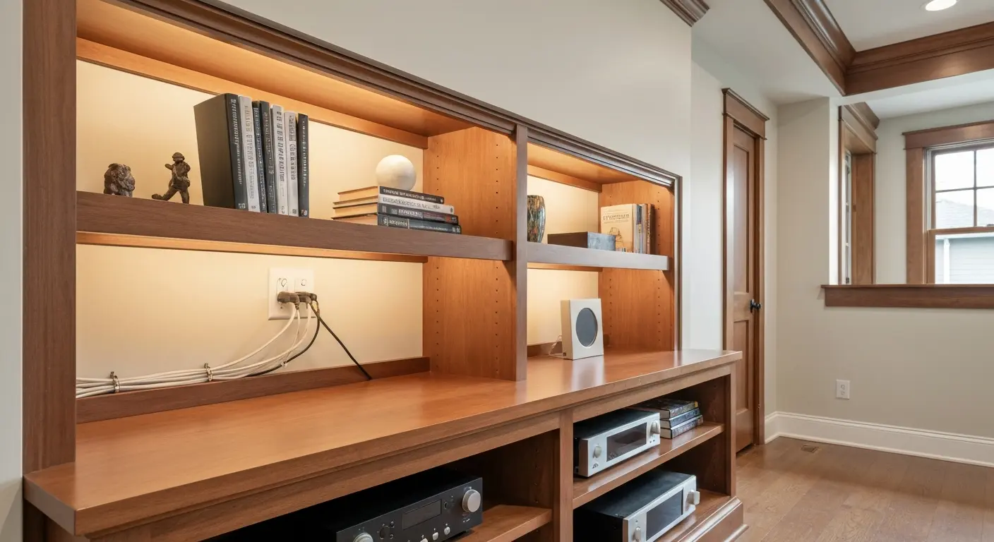 Entertainment center cabinet