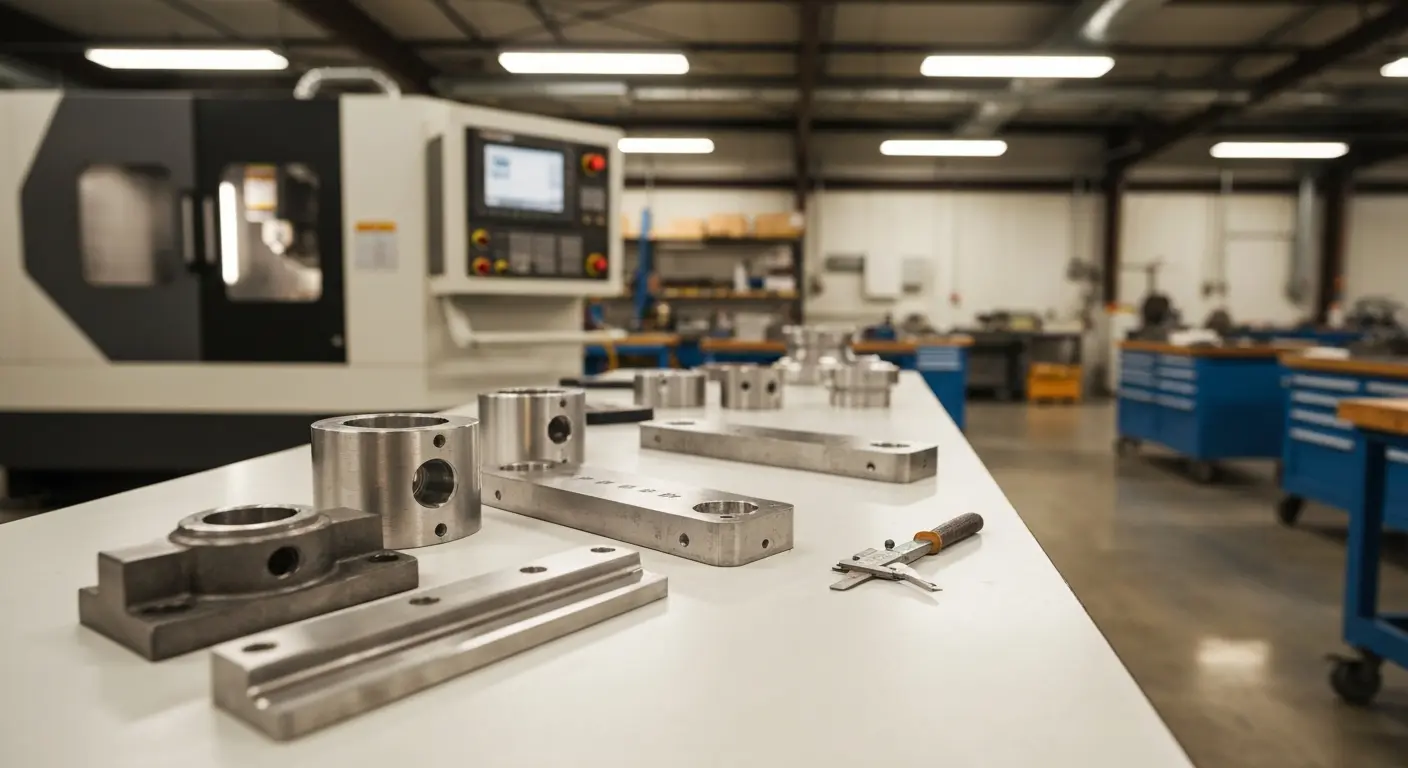 CNC machining precision components