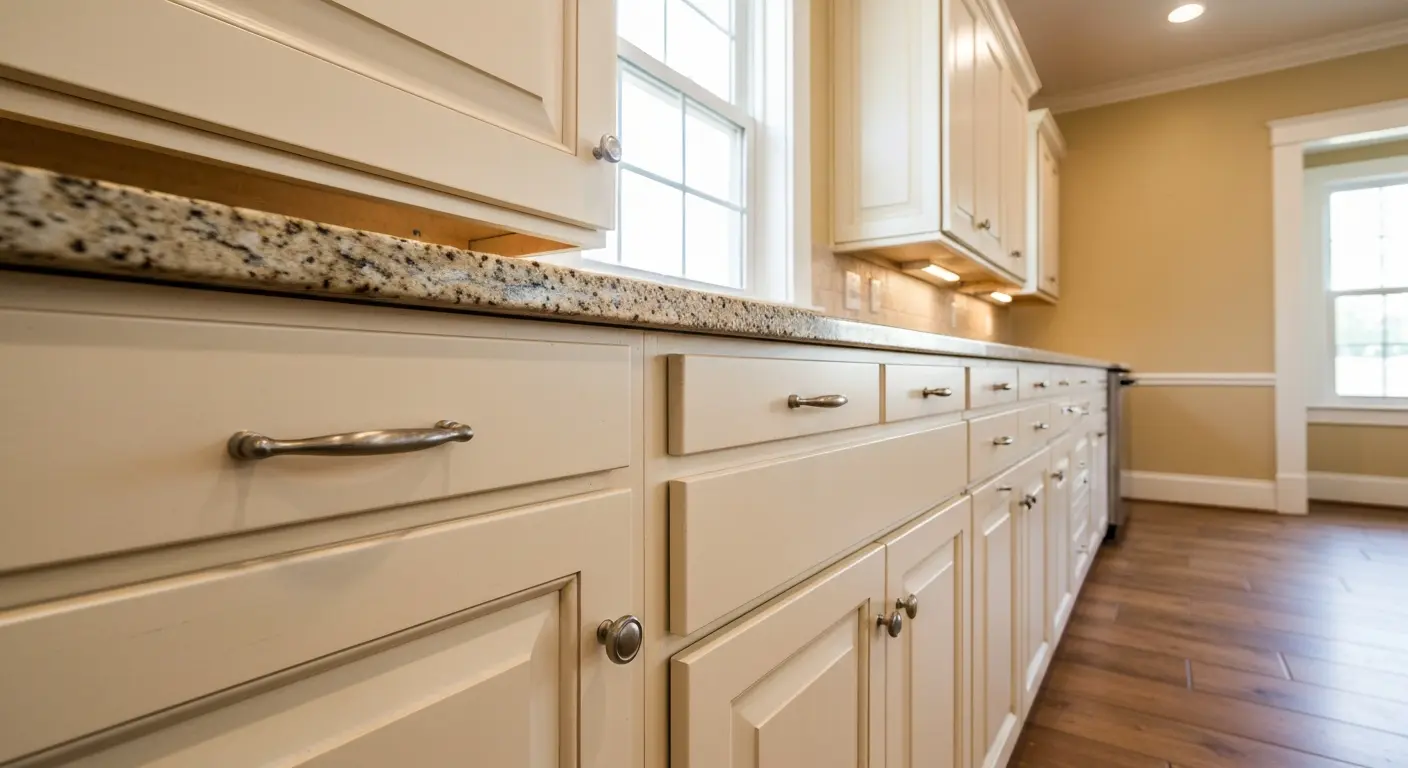 Custom kitchen cabinets in East Dallas home