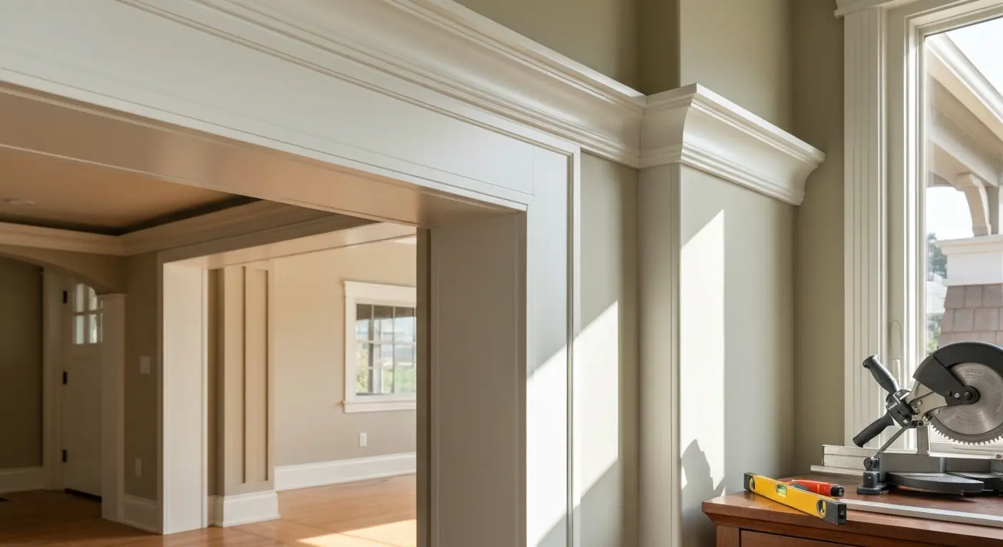 Architectural trim installation