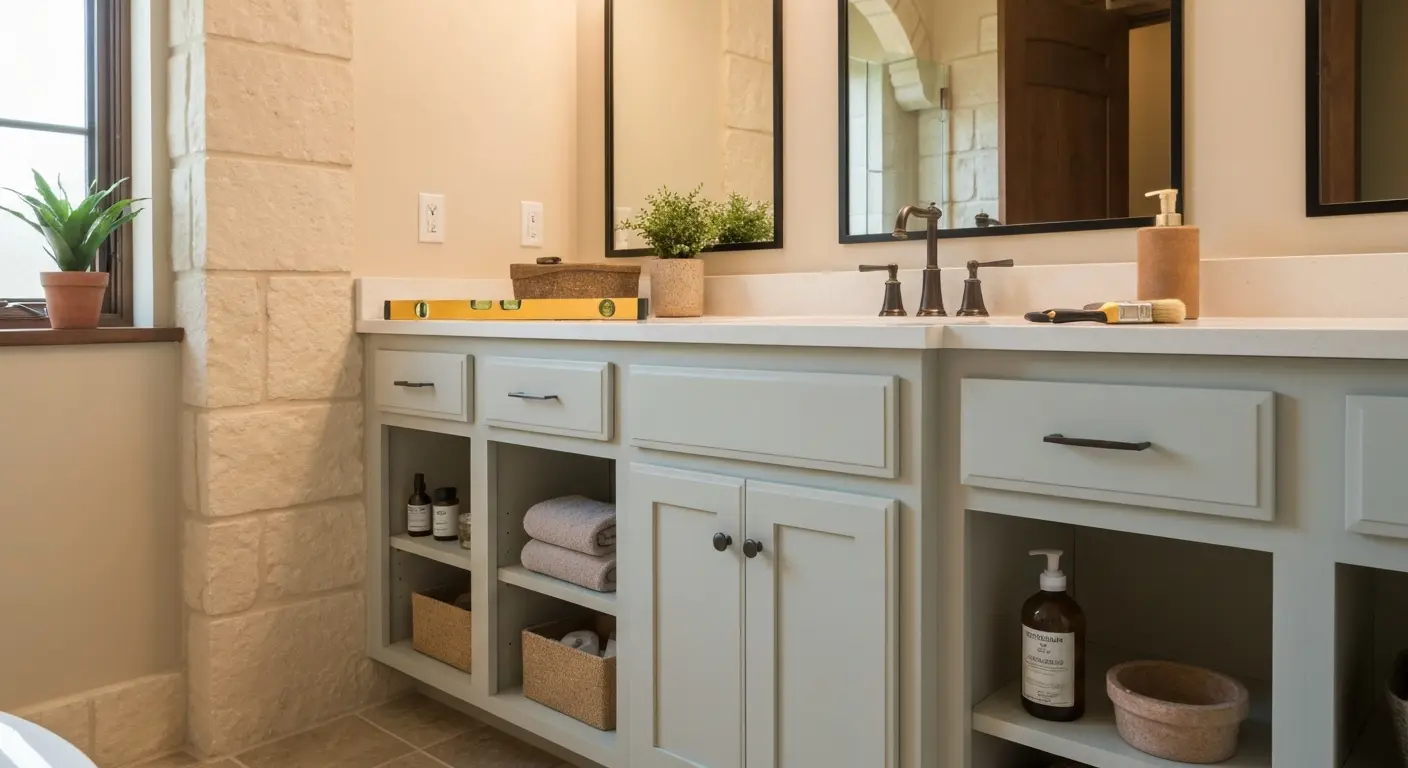 Custom bathroom vanity