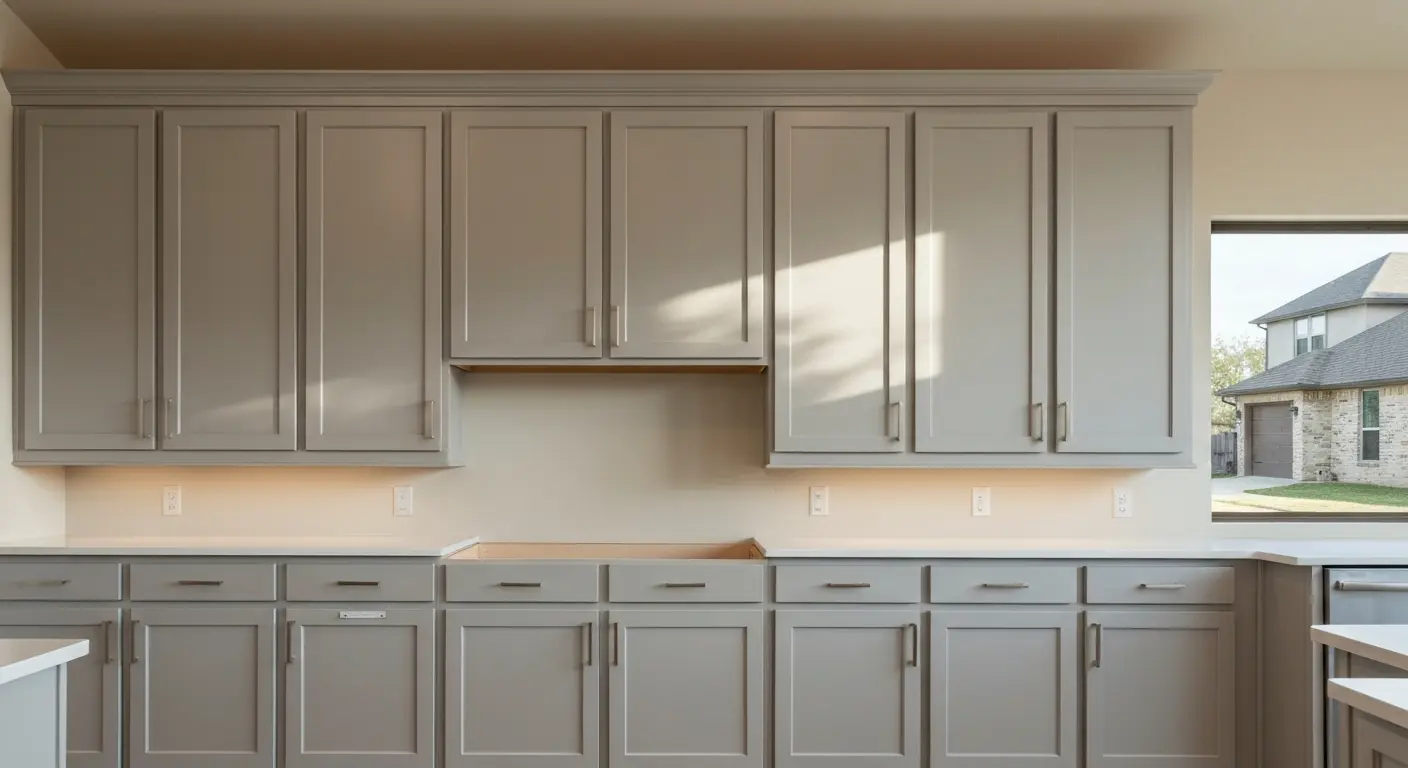 Custom kitchen cabinet installation