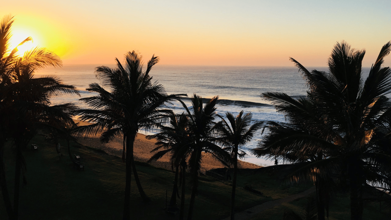 Sunrise and sunset at Salt Rock Hotel