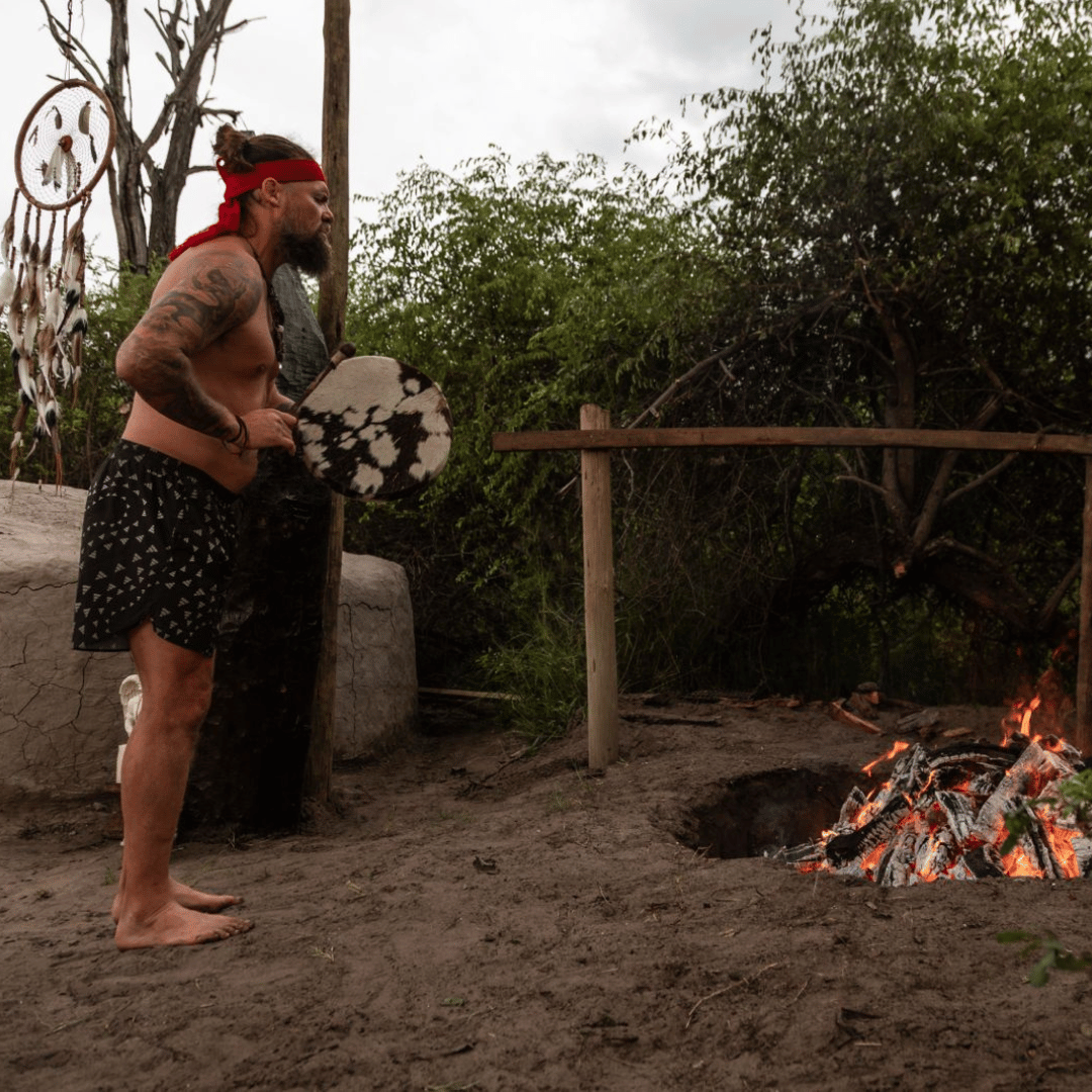Untamed Men fire circle