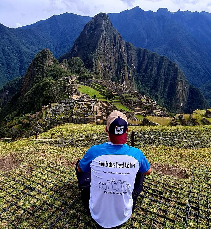 The Sun Gate and Sunrise at Machu Picchu
