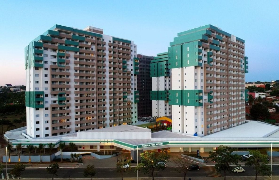 Foto panorâmica do hotel