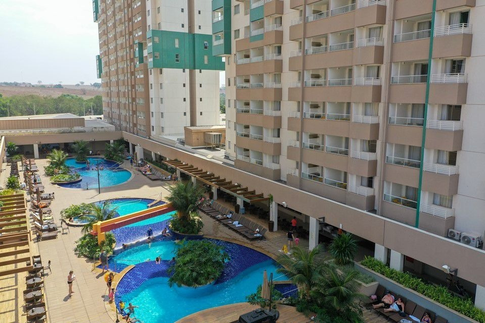 Foto de drone do resort