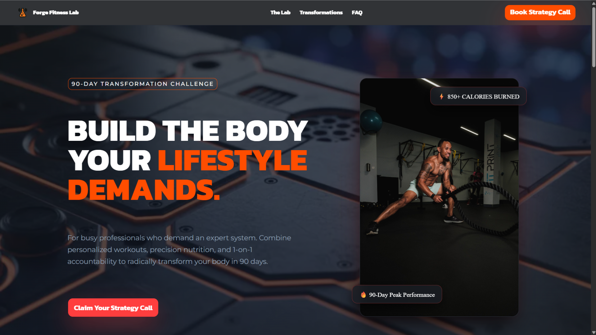 Funnel project — 90-Day Transformation Funnel