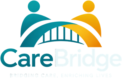 CareBridge logo with tagline Bridging Care Enriching Lives