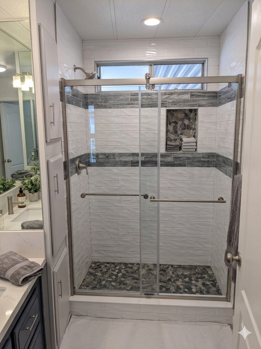 After - Walk-in Shower