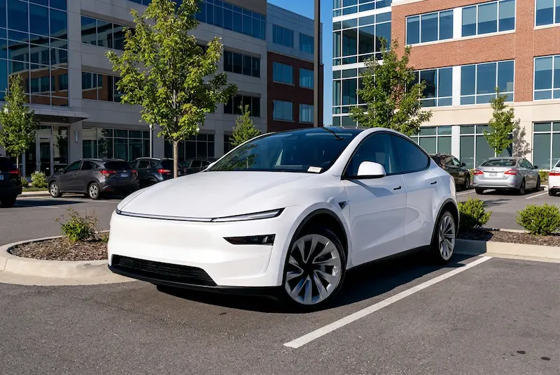 After exterior detailing - glossy paint and clean wheels