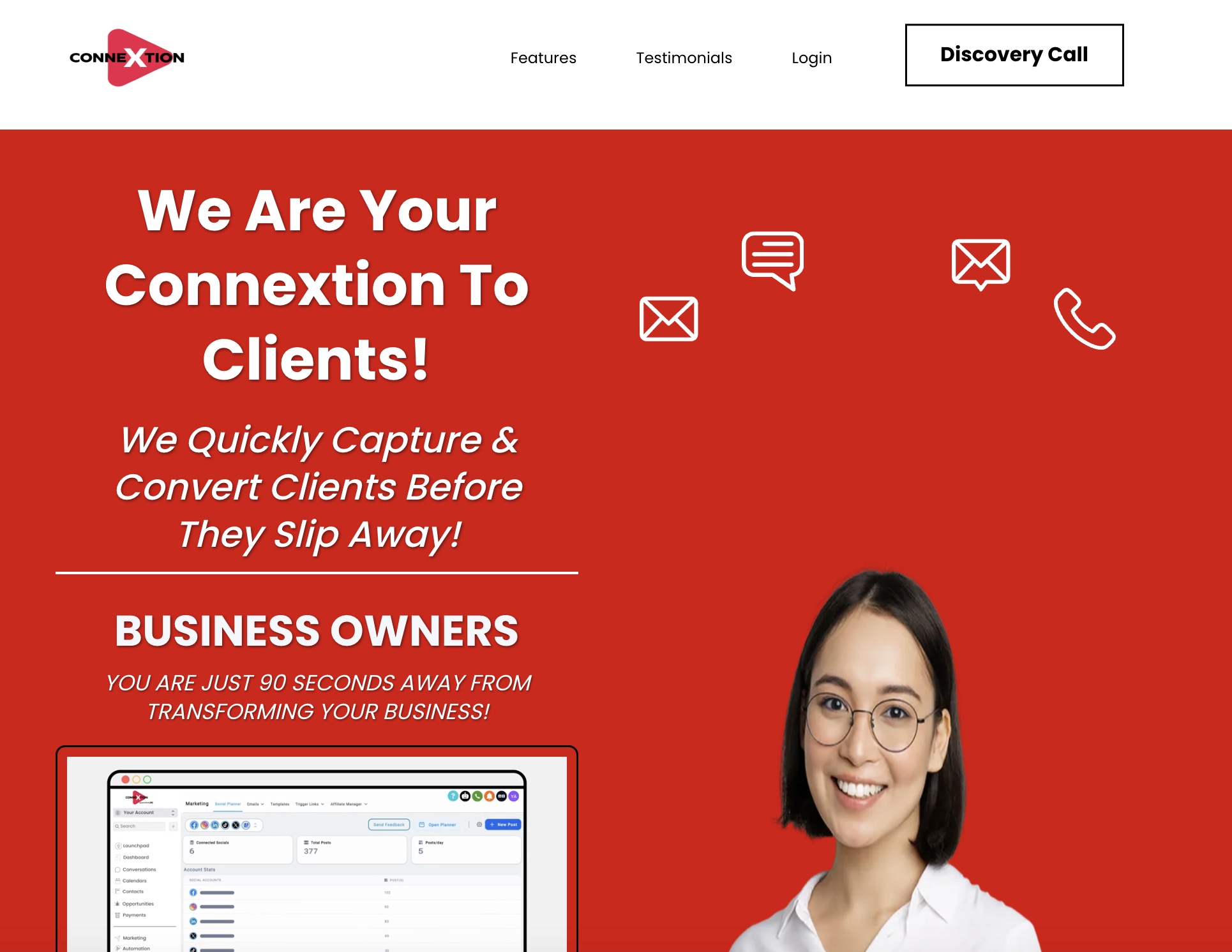 Connextion | Capture & Convert More Clients