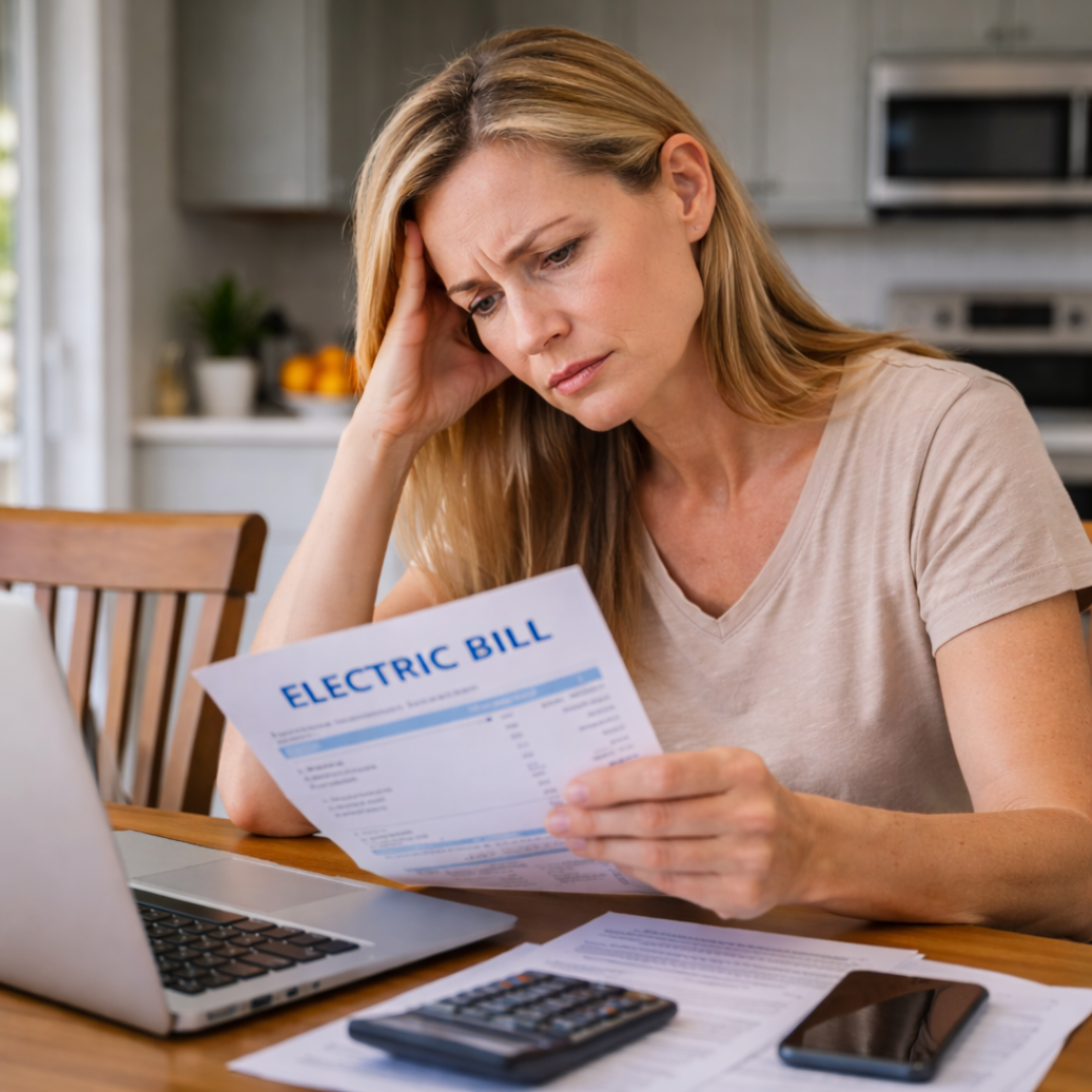 Worrying over the electric bill