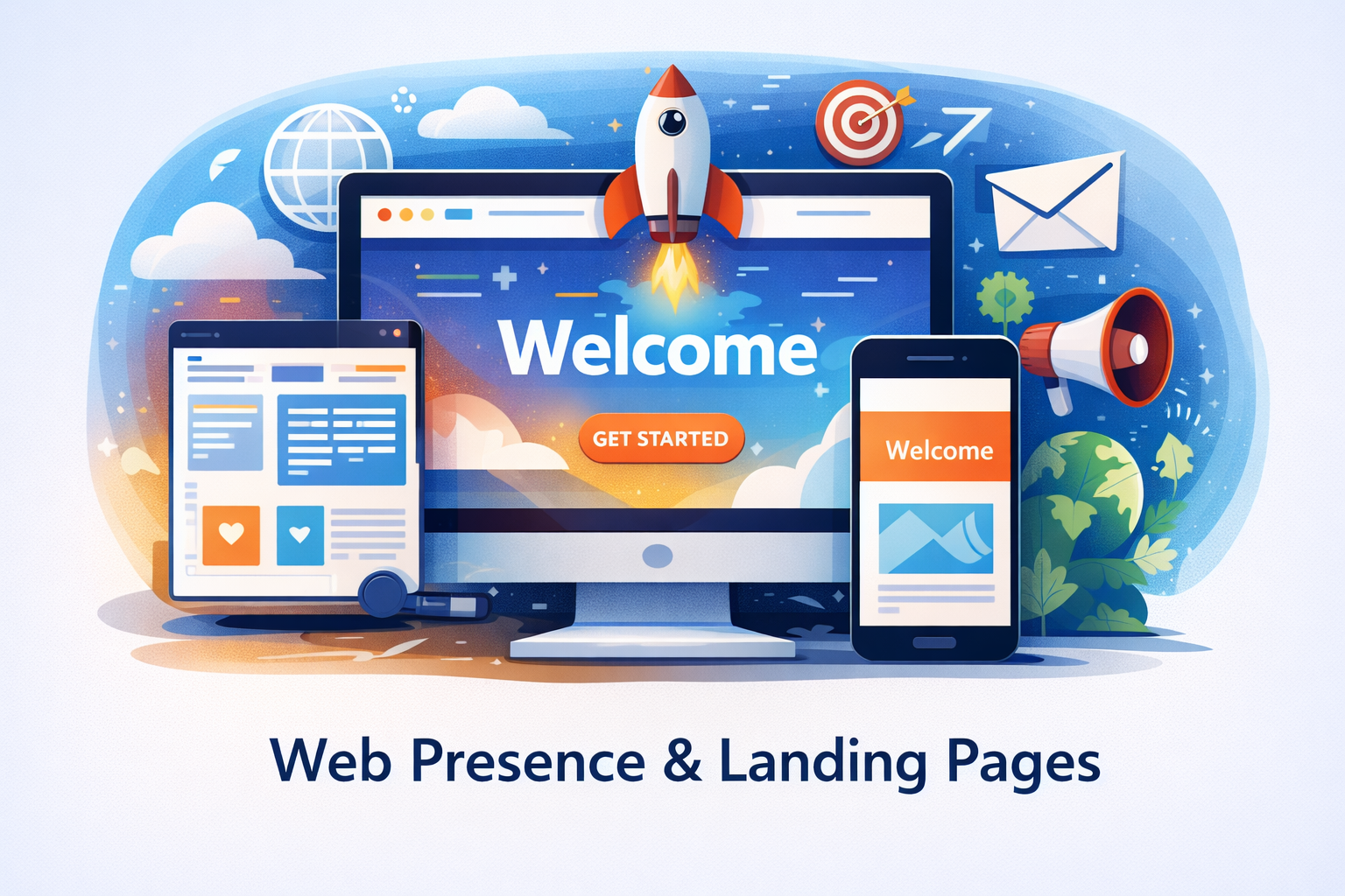 Web Presence & Landing Pages