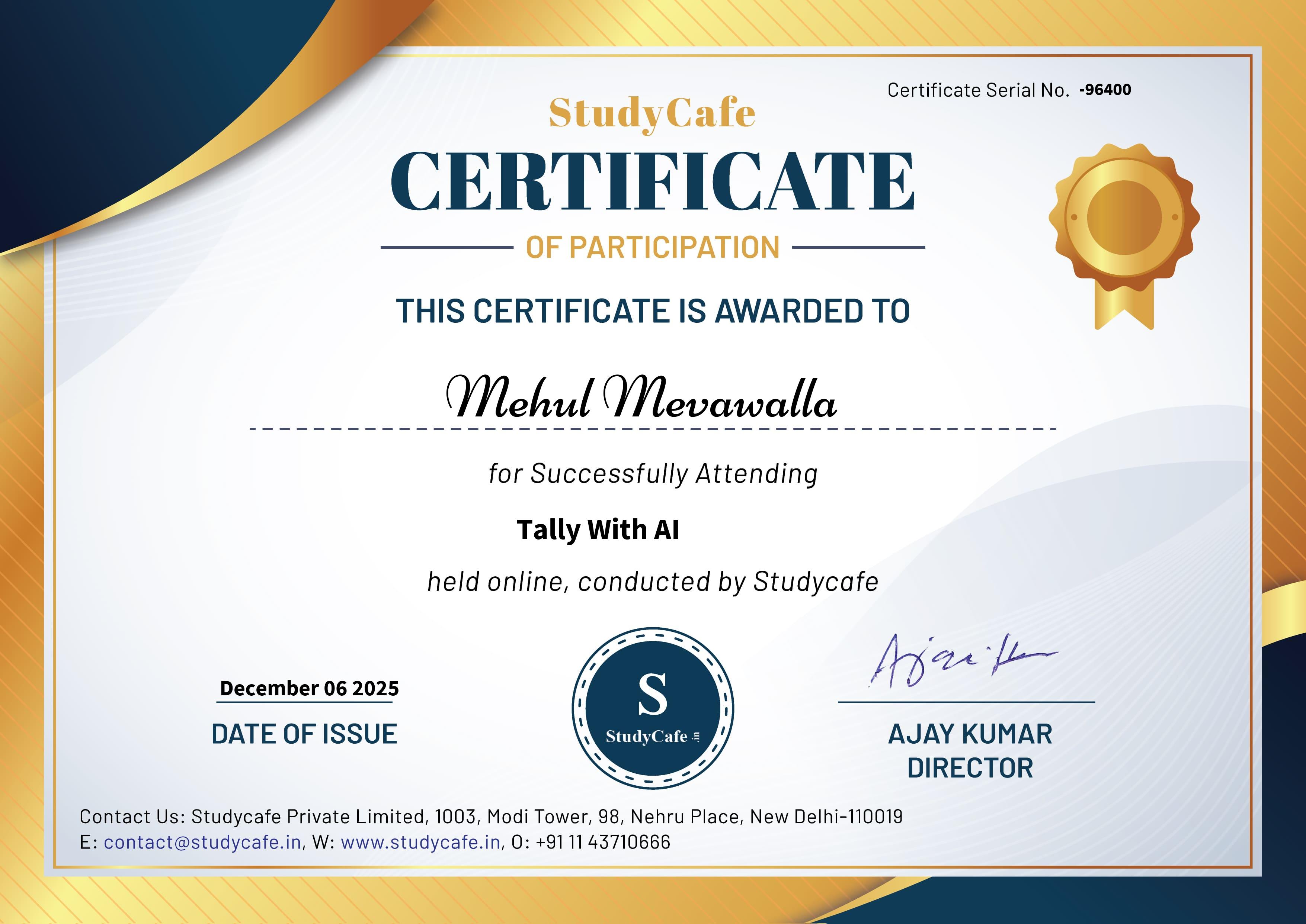 Professional Certification