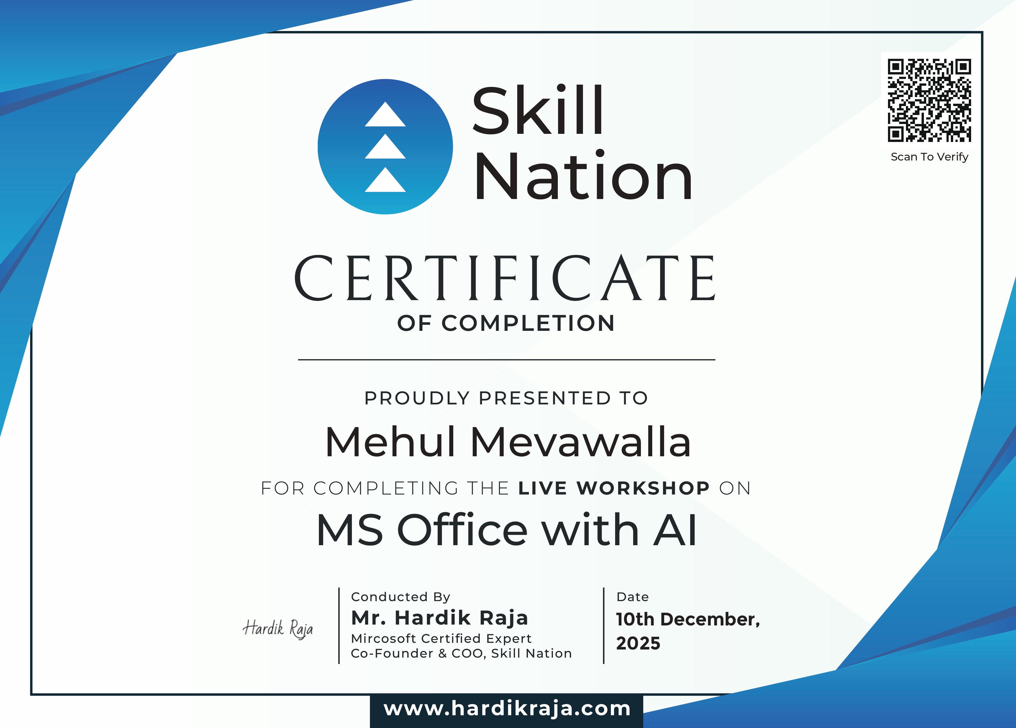 Professional Certification