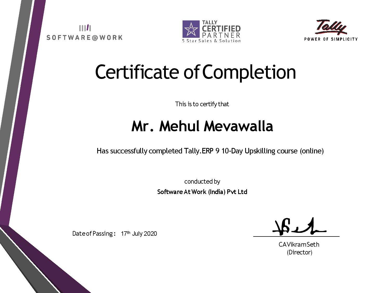 Professional Certification