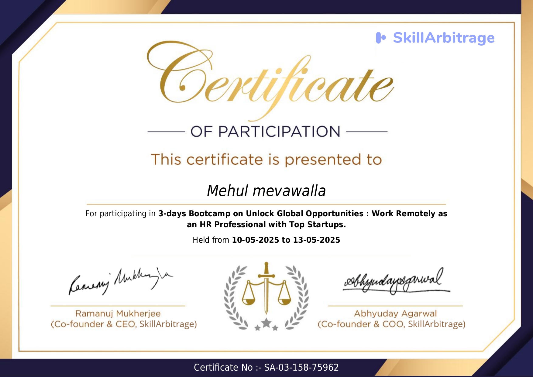 Professional Certification