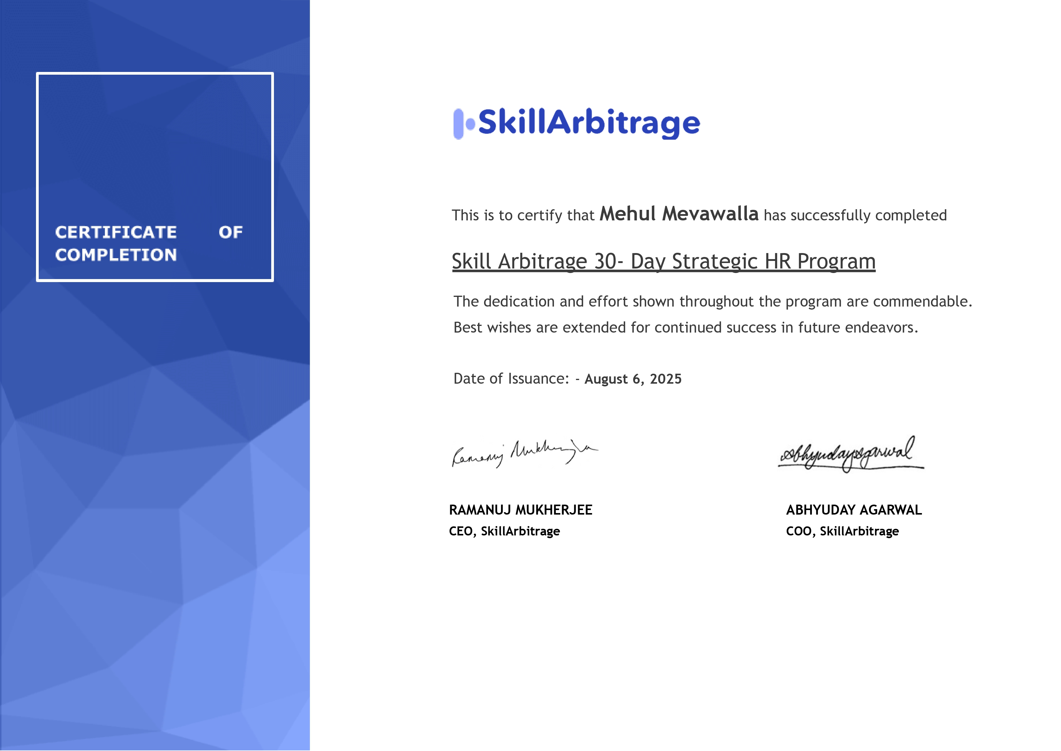 Professional Certification