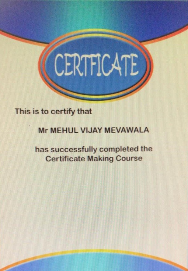 Professional Certification