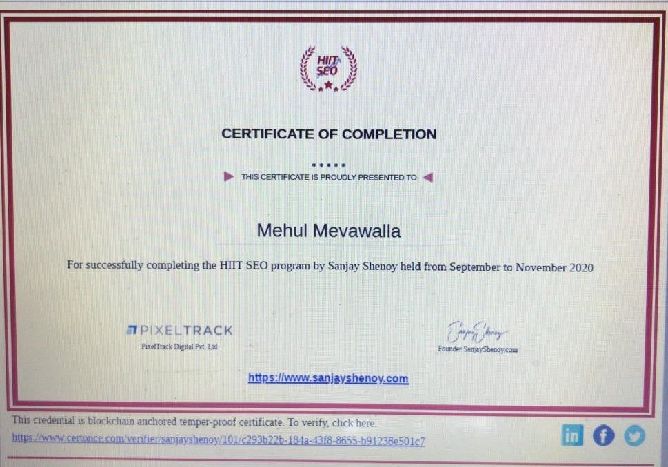Professional Certification