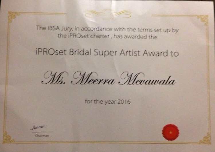 Bridal Makeup Excellence Award
