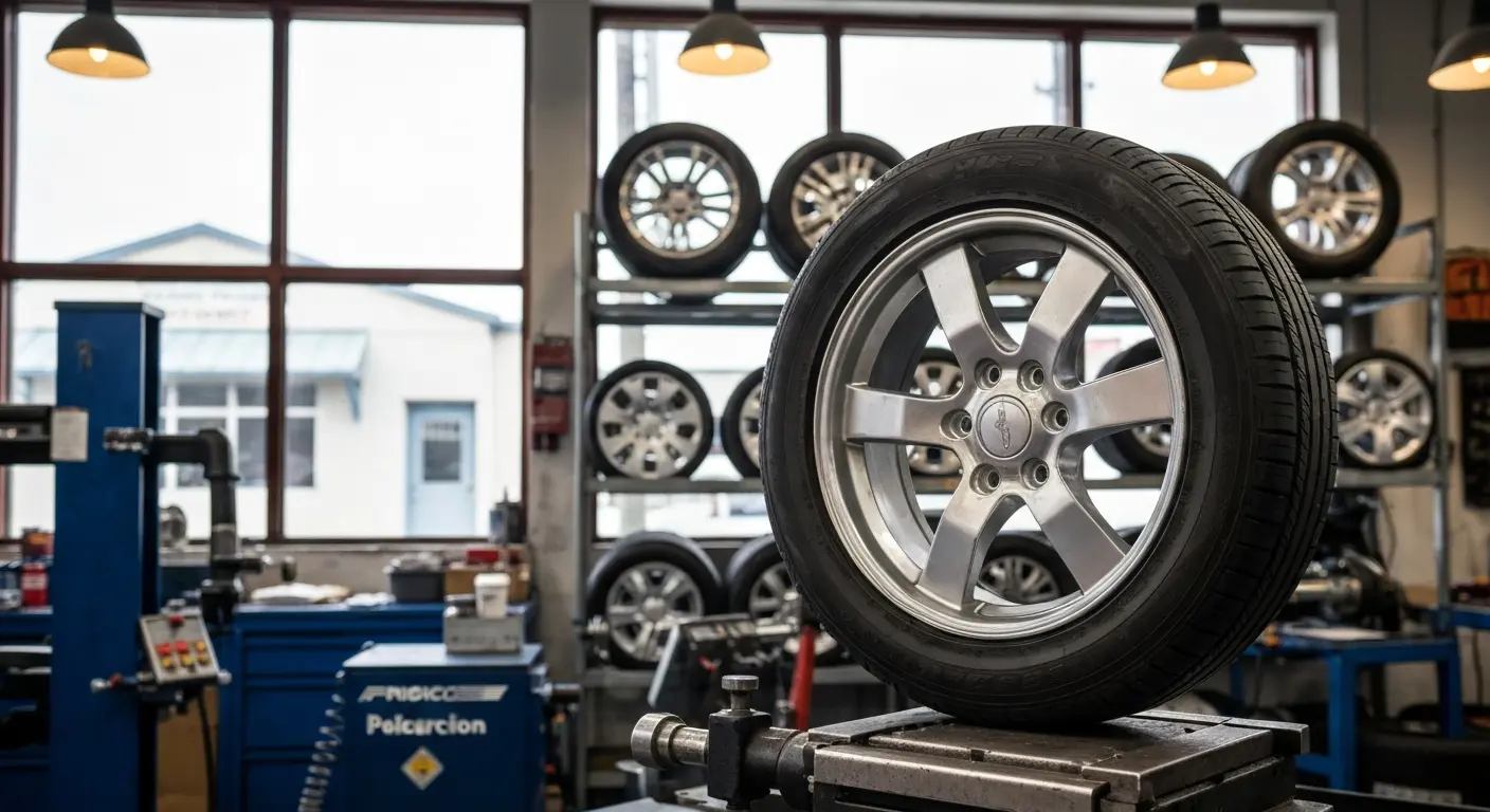 Tire balancing service