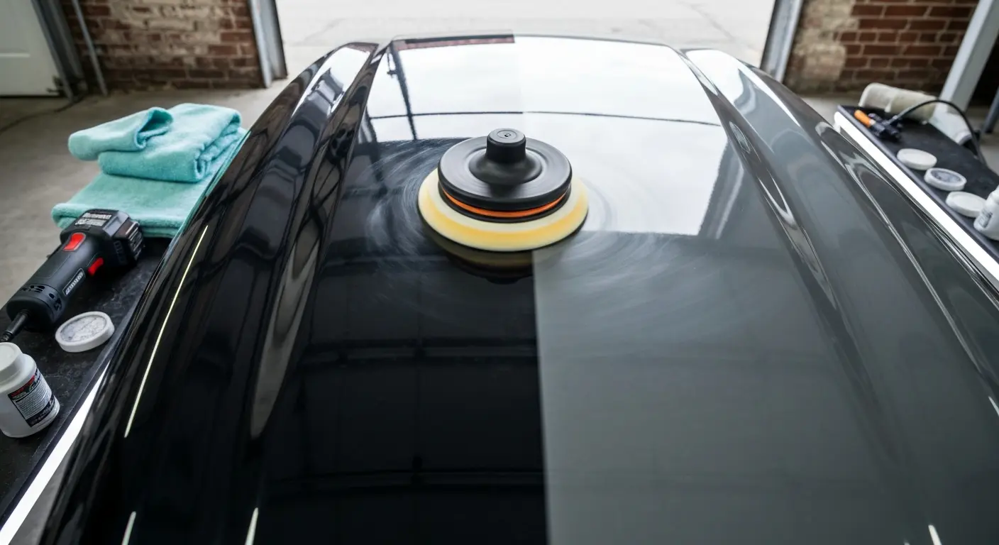 Single-stage paint correction result